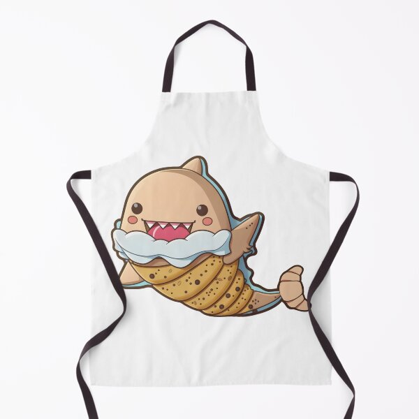 Item preview, Croissant Shark Kawaii Shark designed and sold by PronteraDesign.