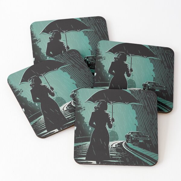 Item preview, Noir Woman in the rain designed and sold by RESToRAPTOR.