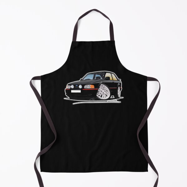Item preview, Ford Escort XR3i (90 Spec) Black - Caricature Car Art designed and sold by Yeomans Cartoons.
