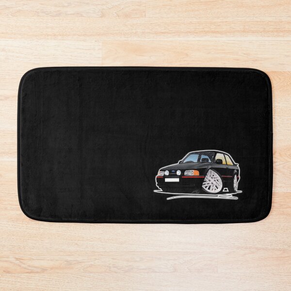 Item preview, Ford Escort XR3i (90 Spec) Black - Caricature Car Art designed and sold by Yeomans Cartoons.