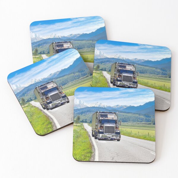 Item preview, Trucking Through the Mountains  designed and sold by Taina Sohlman.