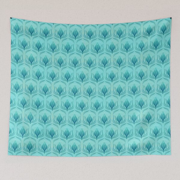 Item preview, Flower Flow 2 - Aquamarine2  designed and sold by Carina Parry Studios.