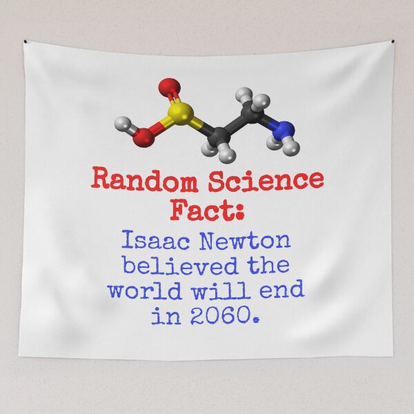 Item preview, Isaac Newton Believed The World - Science Fact designed and sold by CrankyOldDude.