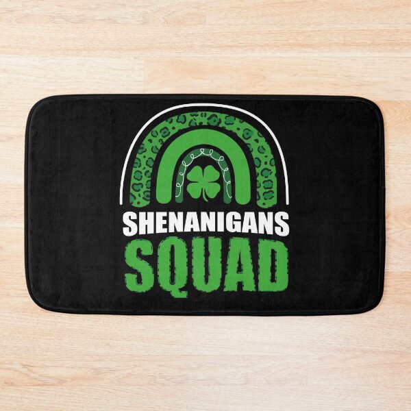 Item preview, Shenanigans Squad green leopard rainbow Funny St Paddy's Day designed and sold by SIMPLINZ.
