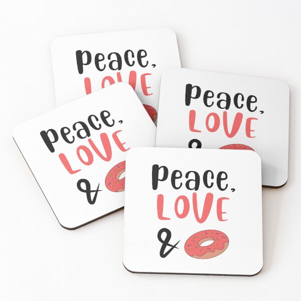 Item preview, Peace Love and Doughnuts, Willow Days designed and sold by avit1.