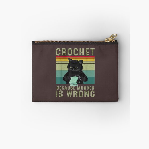 Item preview, crechet beccause murder designed and sold by RaiaLlamas.