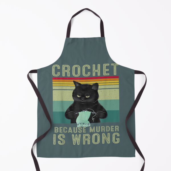 Item preview, crechet beccause murder designed and sold by RaiaLlamas.