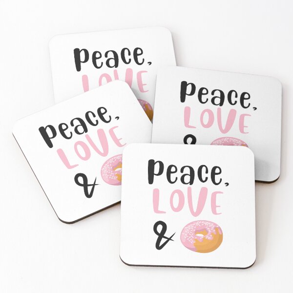 Item preview, Peace Love and Doughnuts, Willow Days designed and sold by avit1.