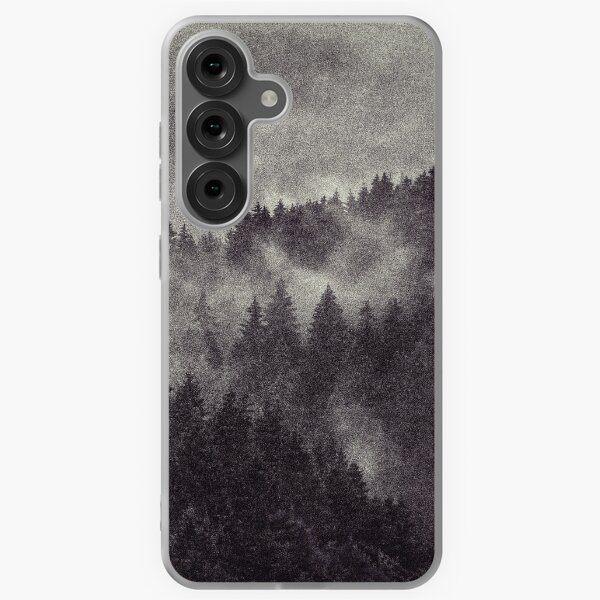 Item preview, Excuse Me, I'm Lost // The Dark Wave Side Of A Misty Nostalgia Wilderness Forest With Cascadia Trees Covered In Fog designed and sold by Tordis Kayma.