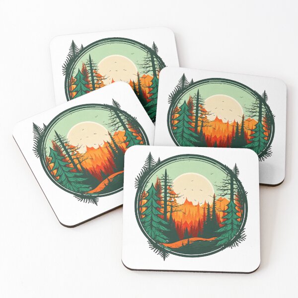 Item preview, Forest Mountain Sunset 4 designed and sold by TheProPrints.