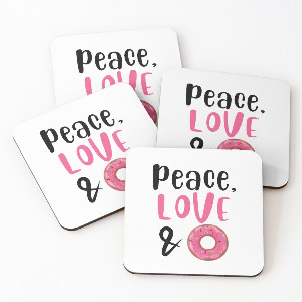 Item preview, Peace Love and Doughnuts, Willow Days designed and sold by avit1.