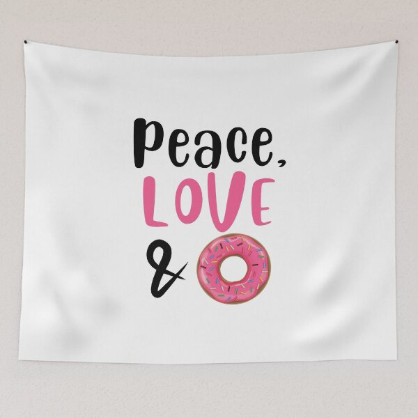 Item preview, Peace Love and Doughnuts, Willow Days designed and sold by avit1.