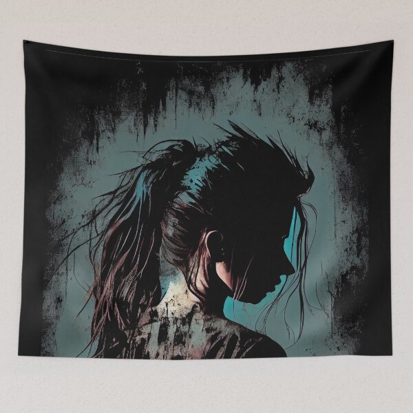 Item preview, Grunge Woman in "Low Key" Style designed and sold by Piotrek0001.