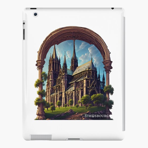 Fantasy Cathedral in Strasbourg, France. iPad Snap Case