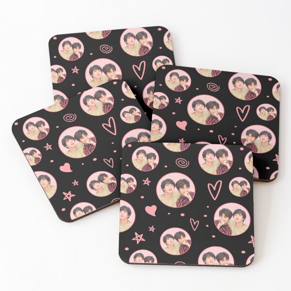 Item preview, namjin pastel red pattern designed and sold by Juditicona.