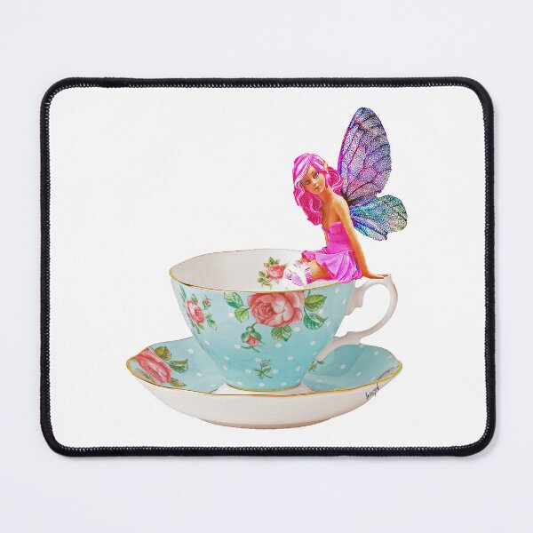 Item preview, Fairy, Teacup Fairy, Christmas Fairy, Fairy Gifts, Fairy Painting, Fairy Print, Fairy Art, Fairy Decor, Fairy Ornament, Fairy Christmas Ornament, fairy t-shirt, designed and sold by Hazel Ryan Wagner.