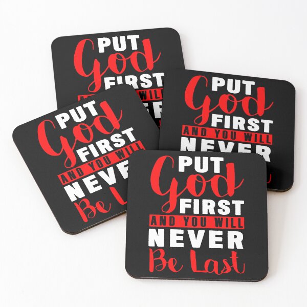 Item preview, Put God First And You Will Never Be Last designed and sold by plushism.