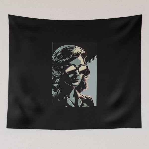 Item preview, Noir Woman portrait designed and sold by RESToRAPTOR.