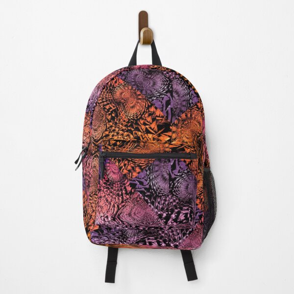Item preview, Purple Pink and Orange Abstract Textured Print designed and sold by Pamela Cassidy.