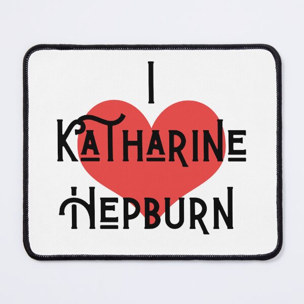 Item preview, I Love Katharine Hepburn designed and sold by Aiko Ota.