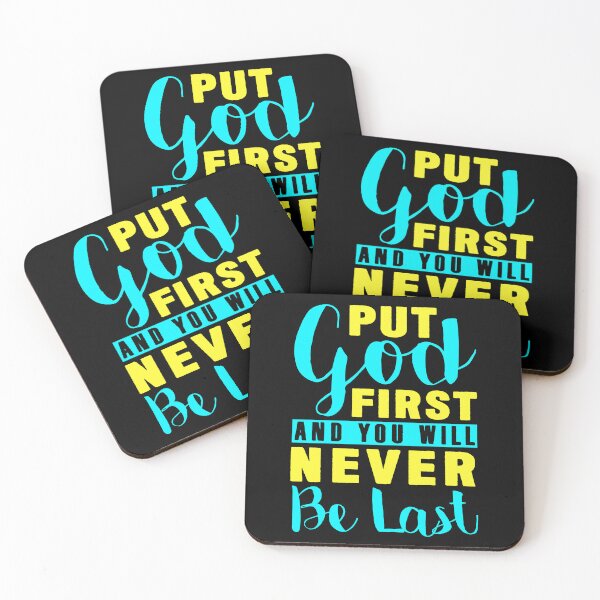 Item preview, Put God First And You Will Never Be Last designed and sold by plushism.