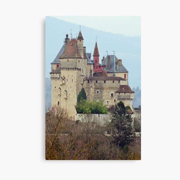 Menthon Saint Bernard castle Canvas Print
