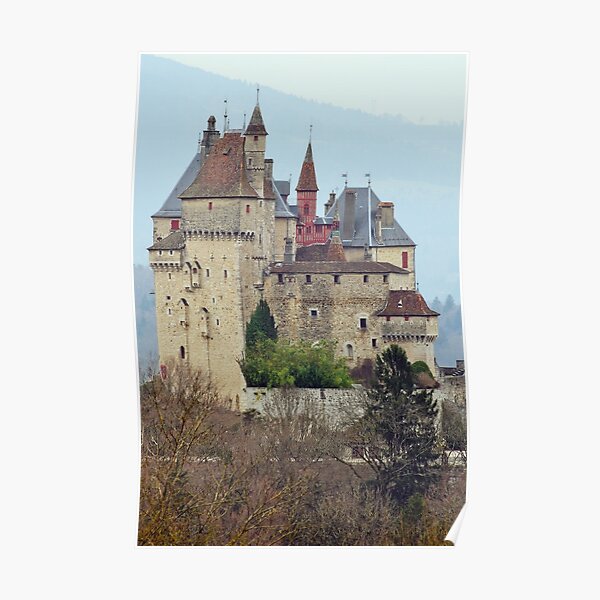 Menthon Saint Bernard castle Poster