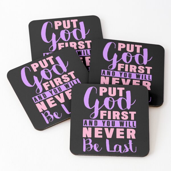 Item preview, Put God First And You Will Never Be Last designed and sold by plushism.