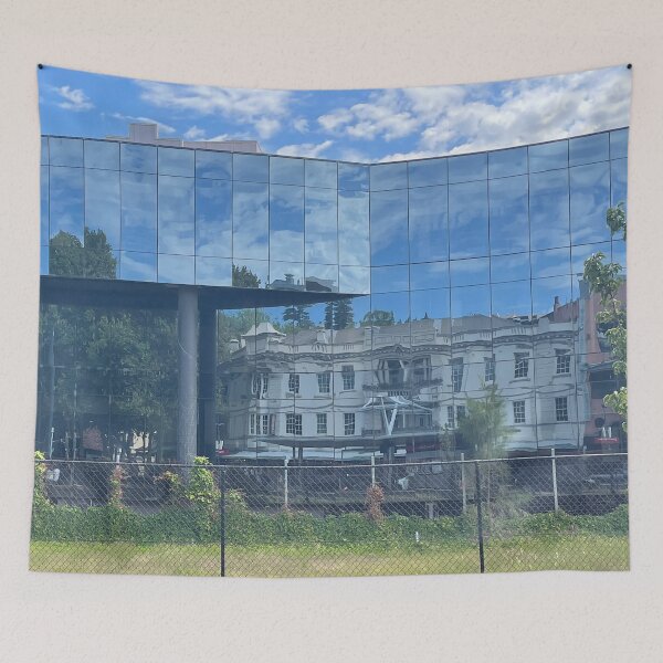 Item preview, New Building Reflecting Old Building Newcastle  designed and sold by KazM.