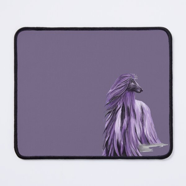Item preview, Afghan hound in shades of purple designed and sold by Faerieglen.