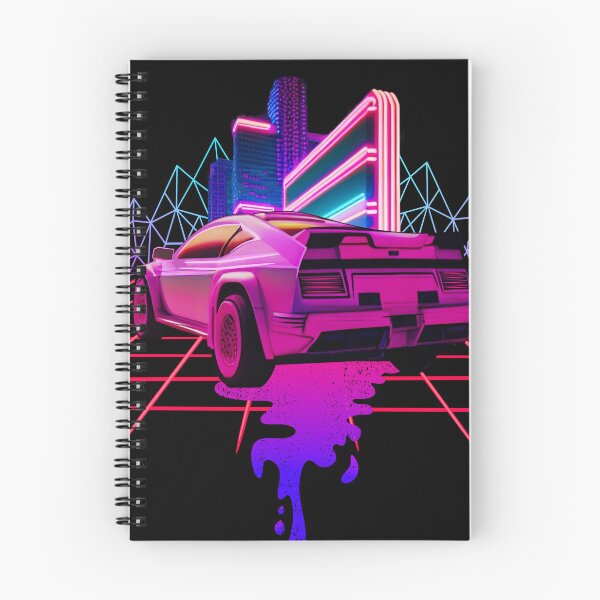Artikelvorschau, Retro Wave City Sport Auto 80s Vaporwave entworfen und verkauft von Ascooepics.