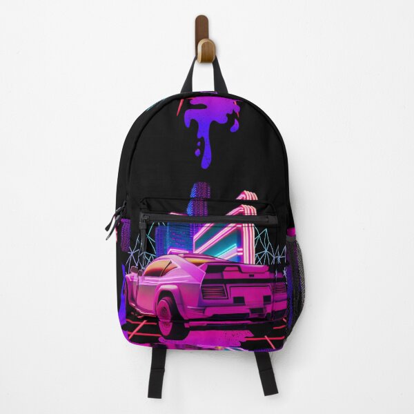Artikelvorschau, Retro Wave City Sport Auto 80s Vaporwave entworfen und verkauft von Ascooepics.