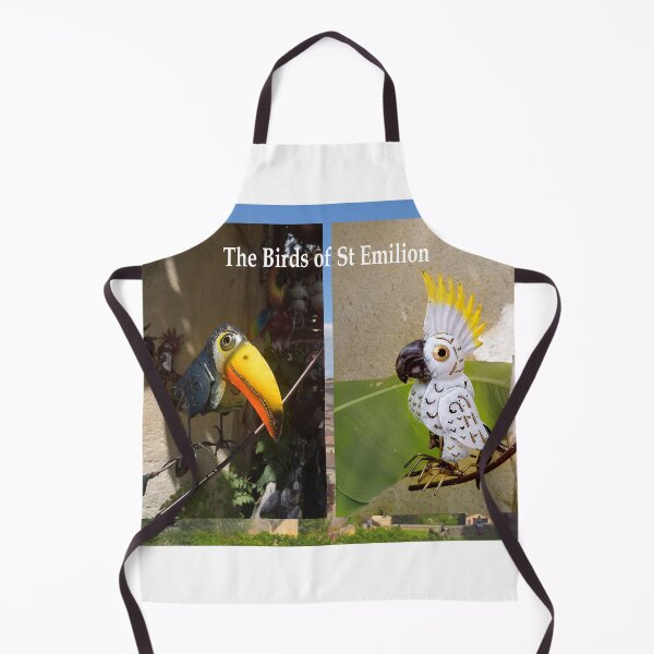 Item preview, St Emilion, Friendly Hornbill and Cockatoo,Medieval French Village Wine Center designed and sold by JonDelorme.