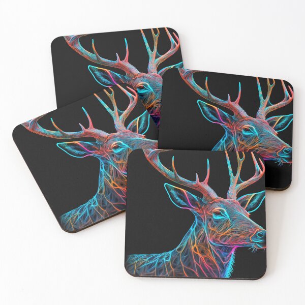 Item preview, Electric Forest Royalty: A Deer's Reign in the Jungle designed and sold by AOK-DESIGN.