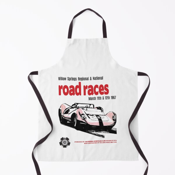 Item preview, Willow Springs circuit Road Races 1967 retro vintage racing poster designed and sold by retropetrol.