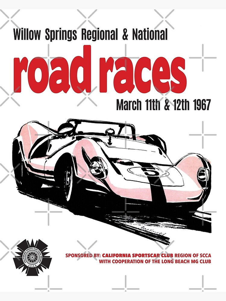 Vintage good Road Race Poster