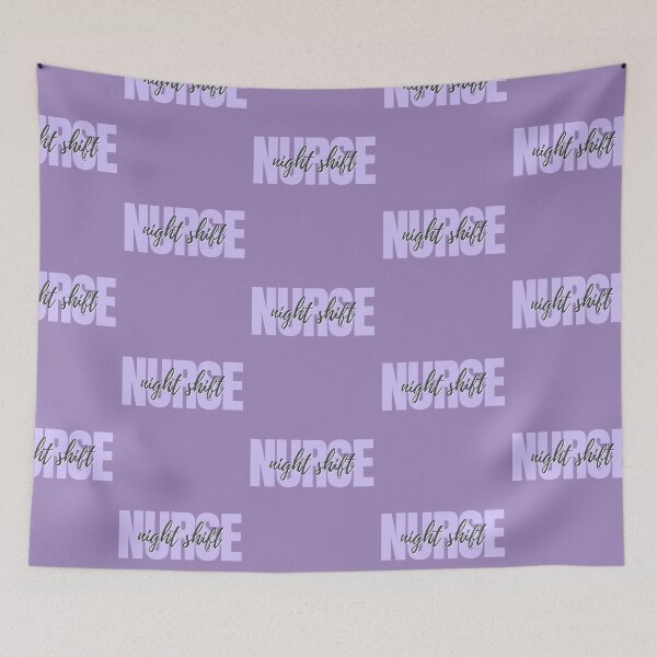 Item preview, Night Shift Nurse | Night Shift Nursing | Nurse Typographic | Nursing Specialties designed and sold by DesignsRN.