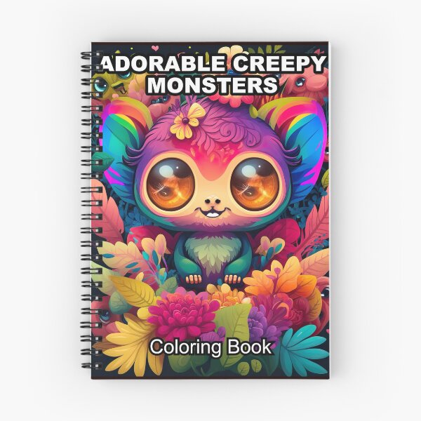 Item preview, Adorable Creepy Monsters Coloring book designed and sold by DailyProduct.