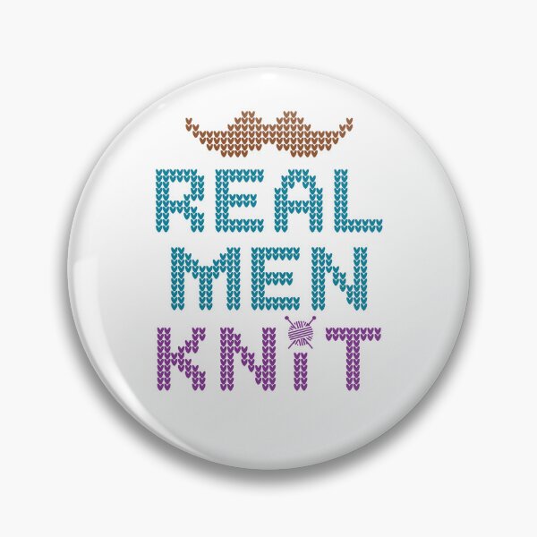 Item preview, Real Men Knit Knitting Knitter designed and sold by jaygo.