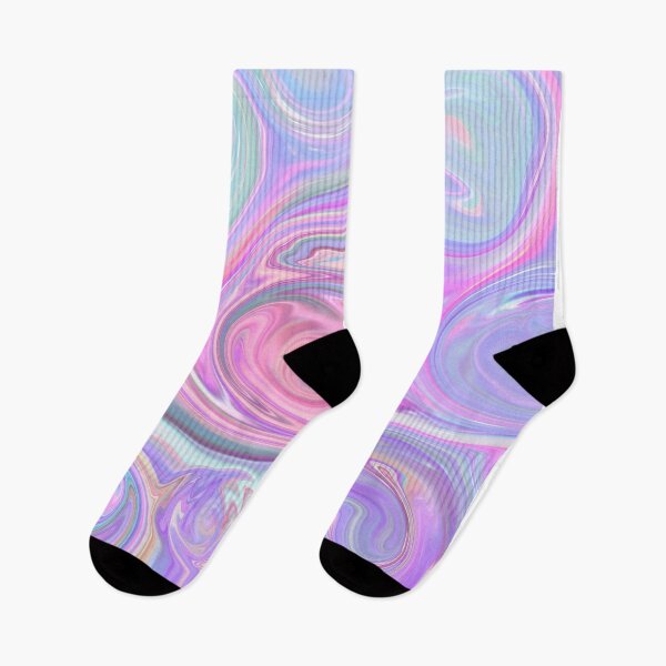 Item preview, abstract color combination soft pastel pink blued circled masks,socks,pillow designed and sold by Cici-Chan.