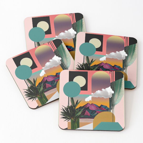 Item preview, Abstract pop-art island landscape  designed and sold by loucaski.