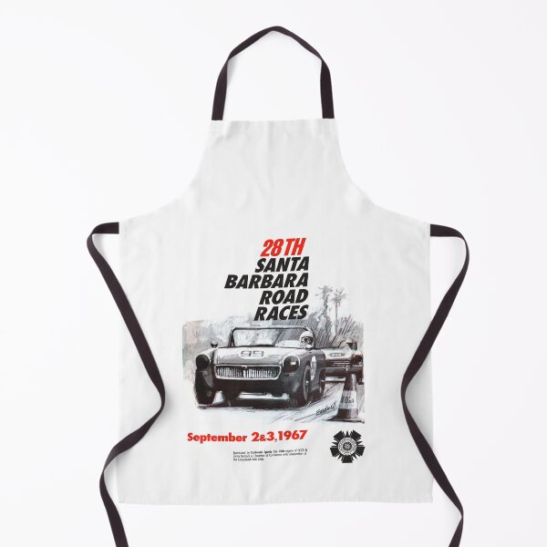Item preview, 28th Santa Barbara Road Races 1967 retro vintage racing poster designed and sold by retropetrol.