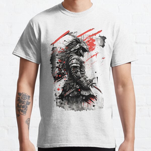 Japanese Samurai Inspired AI Generated Design Classic T-Shirt