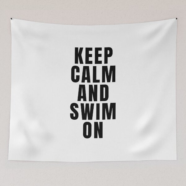 Item preview, Keep Calm And Swim On designed and sold by texteestore.