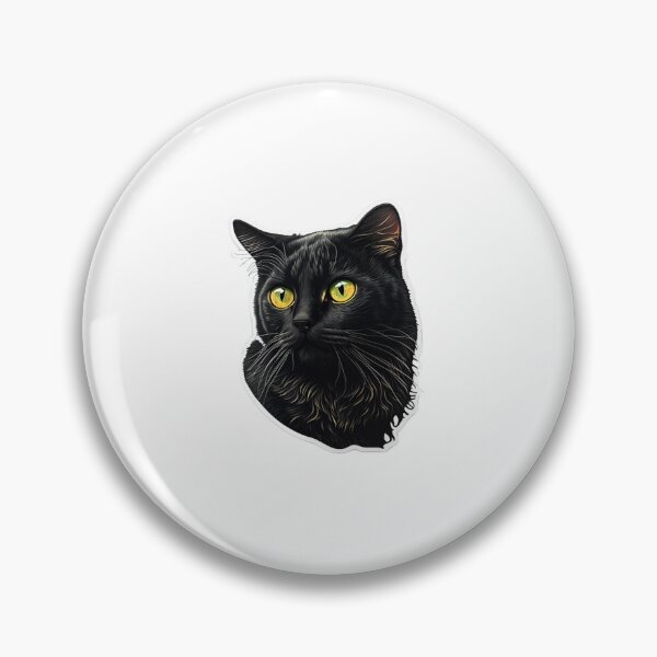 Item preview, Purr-fectly Realistic Black Cat Sticker designed and sold by KukiStickers.
