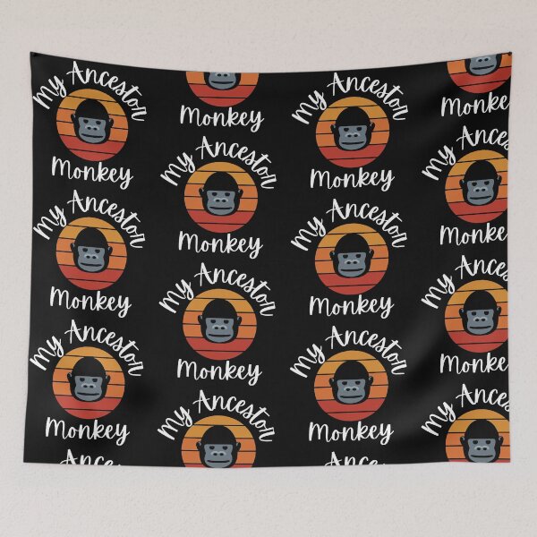 Item preview, My Ancestor Monkey designed and sold by Lilly Swift.
