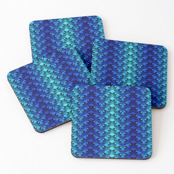 Item preview, Blue Facets (pattern) designed and sold by Yampimon.