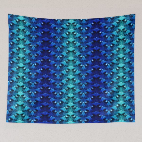 Item preview, Blue Facets (pattern) designed and sold by Yampimon.