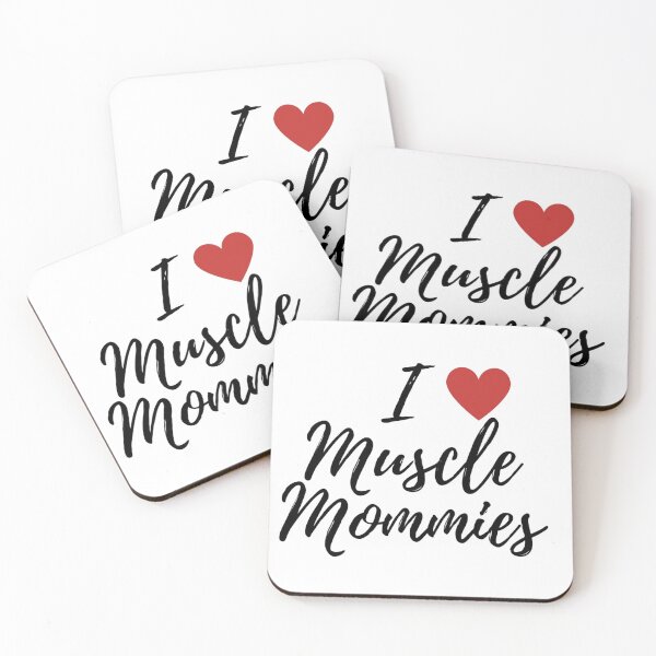 Item preview, I Love Muscle Mommies, I Heart Muscle Mommies, Muscle Mommy  designed and sold by Omk 77.