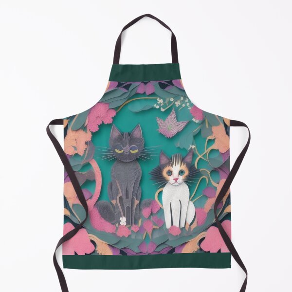 Item preview, A lovely cats' couple creative art designed and sold by brilliant-com.